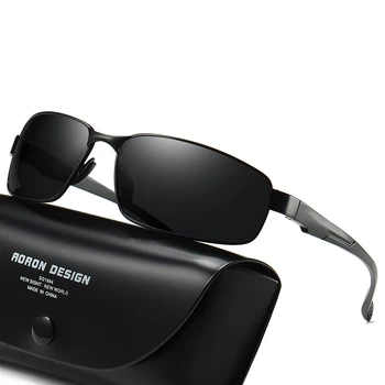 2023 Поляризирани Очила за Нощно виждане За езда, Мъжки слънчеви Очила за по-спортно шофиране, Слънчеви Очила Алюминиево-магниевой рамка, Анти-UV400, слънчеви очила