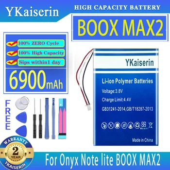 YKaiserin Батерия 6900 ма За Цифрови Батерии Onyx BOOX MAX 2 MAX2 2588158 Note lite за електронни книги