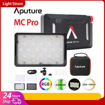 Aputure MC Pro 5 W RGBww Мини Джобен лампа 2000 K-10000 K С вграден 9 световыми ефекти IP65 CRI 96 + студио за видео стрийминг Living