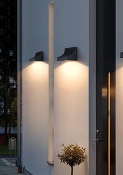 Водоустойчив стенни лампа за измиване на двора творчески външен стенен монтаж, лампа, Стълбище, коридор, балкон, с монтиран на стената лампа, Антре лампа