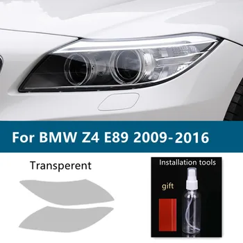 Отнася се за BMW Z4 E89 G29 2009-2021 черна автомобили светлината на прожекторите, защитно фолио от дим, прозрачен стикер от TPU, аксесоари за