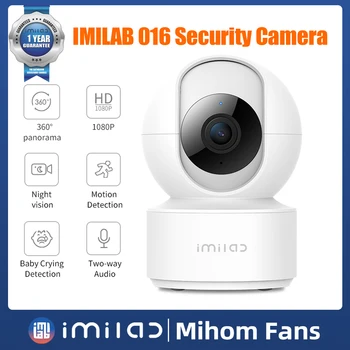 IMILAB 016 WiFi IP Камера HD 1080P Smart home Сигурност следи бебето В Закрито Въртене на 360 ° Vedio Уеб камера Видеонаблюдение камери за ВИДЕОНАБЛЮДЕНИЕ PT Cam