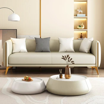 модерен кожен диван bubble модулни изчислителни accent дизайнерски диван с възможност за сгъване на облегалката хотелската легло moveis para casa мебелите за дневна