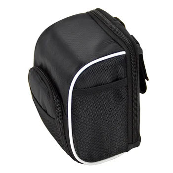 Чанта на волана, Сгъваема чанта за съхранение, Черно Велосипеден куфар, Органайзер за съхранение на предния бустер за колоездене на открито