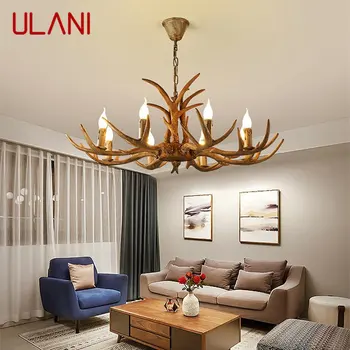 Модерна led полилей ULANI с творчески Оленьим Рог, Окачен лампа за домашна трапезария, декор за преминаване на