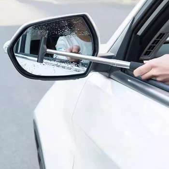 Прибиращ чистачка за автомобилни огледала, Силиконова преносима лента за премахване на прах, Водна мъгла, Четка за почистване на стъкло, Ръчно Waterpoof