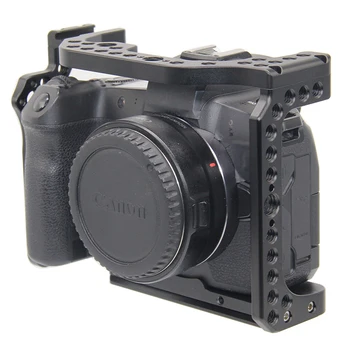 Защитен кожух камера Pro за Canon EOS R с Резбови отвори Coldshoe 3/8 1/4 Arca Swiss Quick Release Plate предпазител на камерата