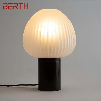 Модерна настолна лампа BERTH С опростен Дизайн, Декоративни led лампа за дома прикроватного на масата под формата на гъбата