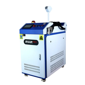 Оптични лазерни чистящая машина Razortek за отстраняване на масла и ръжда, без да засяга основните материали