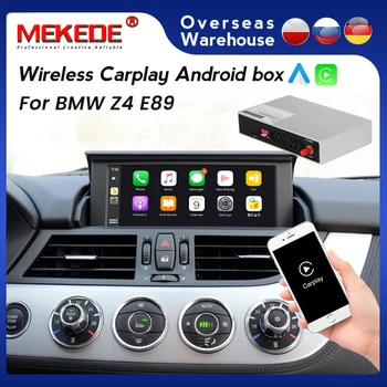 MEKEDE Android Mirror Линк AirPlay Функция с възпроизвеждане в колата Безжичен Carplay на авточасти за BMW Z4 E89 2009-2018, с AirPlay CarPlay