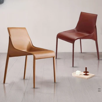 Трапезни столове на Скандинавския дизайн, Креативни Луксозни Домакински Модерни трапезни столове за почивка, Мебели за дома Cadeira WZ50DC
