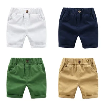 Детски ежедневни Удобни шорти, панталони, лятна горно облекло за малки момчета с джобове, Модни Темпераментни Детски панталони за малки момчета