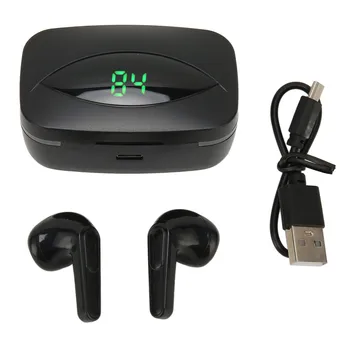 Слушалки, Bluetooth 5.3 Ергономични Безжични слушалки с шумопотискане Бърз пренос IPX7 Водоустойчив Тежък бас за фитнес