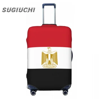 Флаг На Страната Египет Чанта За Багаж, Аксесоари За Пътуване, Еластичен Прахоустойчив Калъф С Принтом, Чанта За Количка, Защитен Калъф