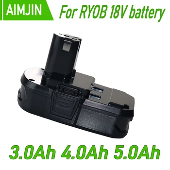 3.0 Ah 4.0 5.0 Ah Ah 18V Взаимозаменяеми с ВИСОКА производителност Литиева Батерия За Ryobi P108 P102 P103 P104 P107 18-Вольтовые Безжични Инструменти