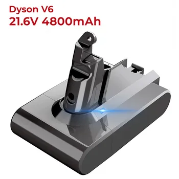 Дайсън V6 21,6 На 4800 mah капацитет Литиево-йонна Батерия за Прахосмукачка Дайсън V6 DC58 DC59 DC61 DC62 DC72 DC74 595 650 770 880