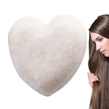 Натурален Шампоан, Органични Сапун за коса с Розмарин, Хидратиращ Твърди Шампоан, Сапун във формата на сърце, Контрол на PH Балансиран масло