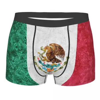 Мъжки слипове-боксерки С Мексиканския Флаг, Мъжки Бикини, къси Панталони, Дышащее Мъжко Бельо, Слипове, Секси Боксерки