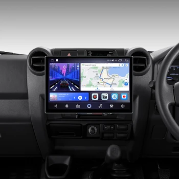13,1/12,5 инчов 2K QLED Екран За Toyota Land Cruiser J76 J78 J79 LC70 Пикап 2007-2020 Android Авто Стерео Автомобилен Плейър GPS Радио