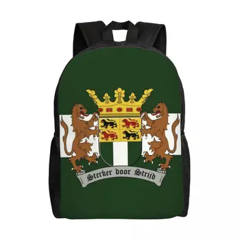 Обичай Раница Wapen Van Rotterdam, Дамски мъжки ежедневни чанта за книги, училищен герб Ротердам, чанти с Флага на Холандия