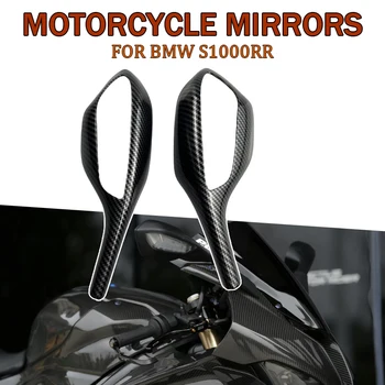 За BMW S1000RR Калъф S1000R Комплект Защитно покритие огледала от Въглеродни влакна, Цвят S 1000 RR S 1000 R Корпус Огледала във формата на Миди 2019-2023
