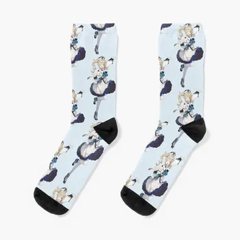 Genshin Impact Barbara Чорапи за цялото тяло на # 1 от Дамски чорапи термоноски мъжки зимни дълги чорапи идеи за подаръци за Свети Валентин за мъже