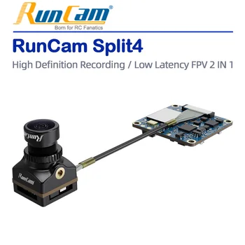 RunCam Split 4 4K Камера с запис с Висока разделителна способност /Ниска латентност FPV 2 В 1