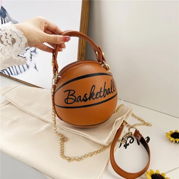 Гореща Разпродажба, Дамски Сферична чанта, Индивидуалност, Баскетболно футболна чанта, Нова чанта През рамо, Корейската кръгла чанта, Дамска чанта
