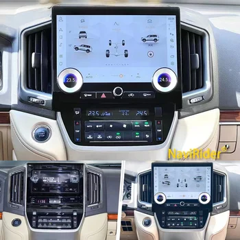 Авто Радио с 11,6 Инчов Екран За Toyota Land Cruiser LC200 Android GXR VXR 2008-2021 GPS Навигация Мултимедиен Плеър 2Din Carplay