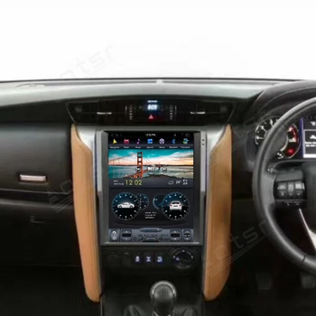 RHD Android 13128G Tesla Екран Авто Видео плейър Радио За TOYOTA Fortuner HILUX Revo 2005-2014 Стерео GPS Мултимедийно Главното Устройство