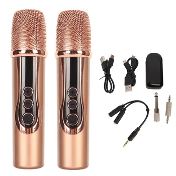 Безжичен микрофон 2,4 G С шумопотискане и ефект реверберация стереозвука Преносим безжичен микрофон система N