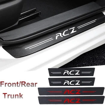 Автоматична врата пороговая лента Водоустойчив Защитен филм Аксесоари за Peugeot RCZ е Емблема на Защита на бронята на багажника Защитни етикети
