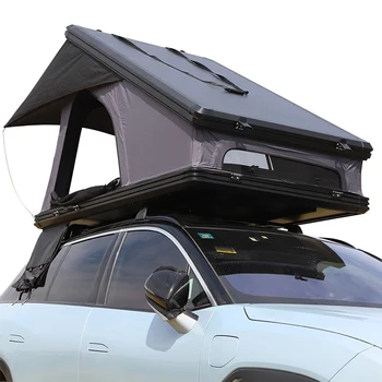 OEM 4X4 Алуминиева триъгълна палатка за suv на покрива, твърда палатка за къмпинг, автомобили палатката на покрива (с прозорец отзад)