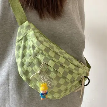 Мъжки и дамски универсална парусиновая ежедневни градинска водоустойчива чанта през рамо, Спортна нагрудная чанта, универсална поясная чанта, поясная чанта