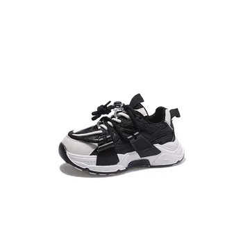MODX/ Детски спортни обувки от окото на материала; Пролетно обувки за красиви татковци За момчета Детски маратонки One Step за момичета среден и голям размер