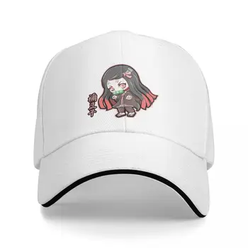 Сладки шапки Nezuko, Модерна бейзболна шапка Demon Slayer Kimetsu No Yaiba, шапка-сандвич в стил Унисекс, Регулируема Шапки, шапка за улицата