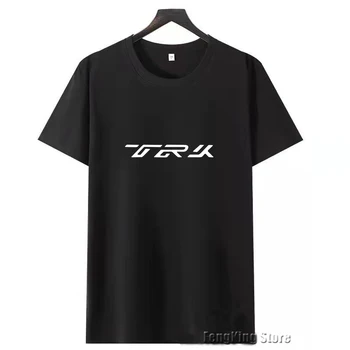 За Benelli TRK 502 X TNT 25N LEONCINO 250 LEONCINO Нова тениска от чесаного Памук с къс ръкав, Мъжка тениска с кръгло деколте и логото на