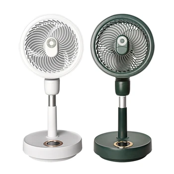 Настолен вентилатор с дистанционно управление, въртящ се на 120 ° Вентилатор за нощуване на открито N2UB