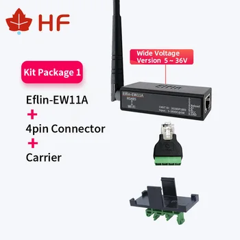 5 ~ 36 В Най-Малките Безжични мрежови устройства Elfin-EW11A-0 Modbus TPC IP Функция RJ-45 RS485 към WIFI Сериен сървъра DTU