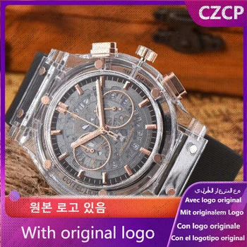 Мъжки часовник CZCP 904l, кварцов часовник от неръждаема стомана 45 mm-HB