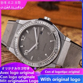 XPOUHC Мъжки часовник 904l Автоматични механични часовници е от неръждаема стомана 42 мм-HB