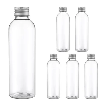 6 Пластмасови бутилки от Шампоан за Еднократна употреба, Климатик за проби, Free toiletries, Лосион за пътуване, празни