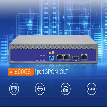 GPON OLT 1: 128 Съвместим XPON ONU SNMP 1 ПОРТ FTTH Mini Telnet CLI Функция на уеб-управление С един порт vsol