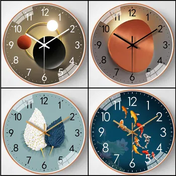 Модни Стенни часовници с различни размери, Творчески марка, Безшумни часовници за детска стая хол, спалня, кухня, домашен декор