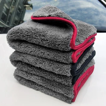 1200GSM кърпа за миене на колата от микрофибър за обяснения части от колата, кърпа за подсушаване на автомобила, плътна парцал за миене на колата, кухненска кърпа, за да се грижа за автомобила
