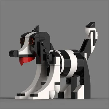Новост 82 бр., MOC Pil poil, дълга коса куче, градивен елемент, забавни играчки 