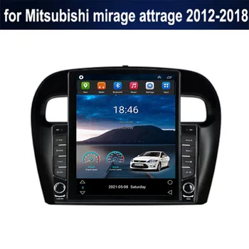 За Tesla Style 2 Din Android 12 Автомагнитола за Mitsubishi mirage attrage 2012-2018 Мултимедиен плейър GPS стерео Carplay