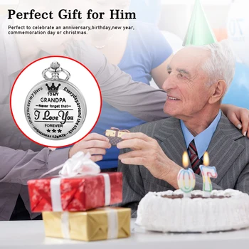 Луксозни сребърни кварцови часовници джобни, винтажное колие, Ден на бащата, Коледа, най-Добрият подарък за баби и татковци