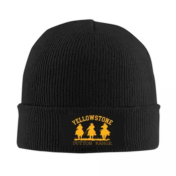 Йеллоустоунские шапки-абсорбатори Готина вязаная шапка за мъже И жени Зимни Топли Даттонские ранчо Skullies Beanies Caps