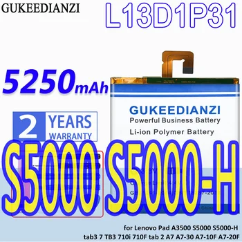 Батерия GUKEEDIANZI голям капацитет L13D1P31 5250 ма за Lenovo LePad Pad S5000 S5000-H